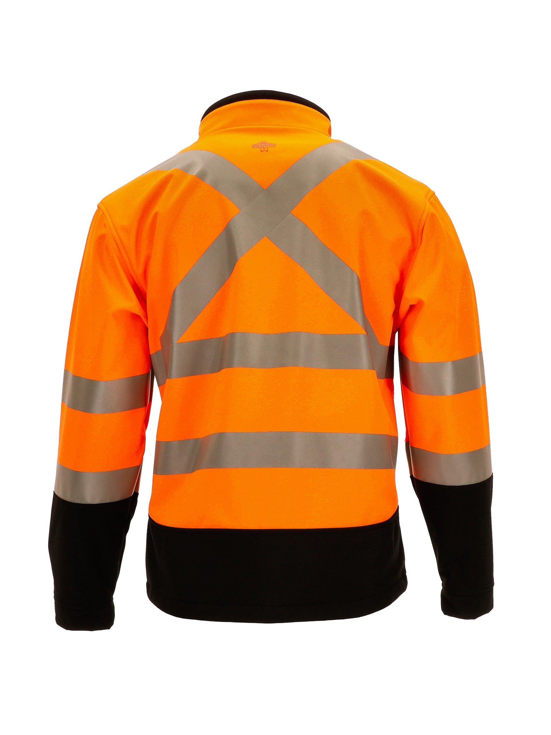 Refrigiwear 9291 HiVis Softshell Jacket Black/Orange