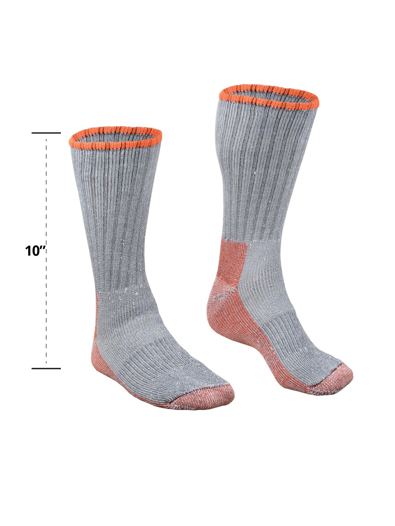 Refrigiwear 32 Leather Boot Sock Orange