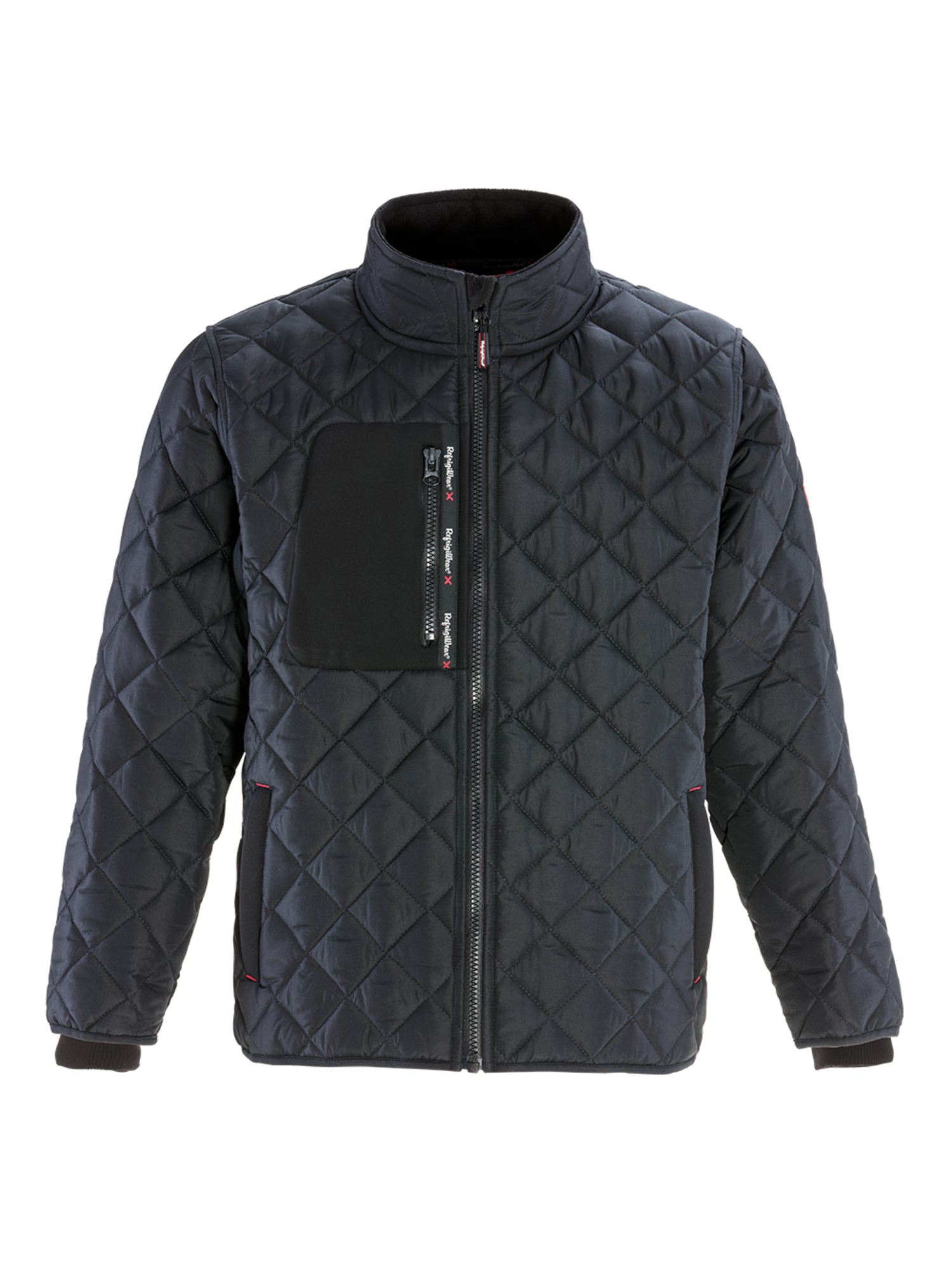 Refrigiwear 444 EnduraQuilt Diamond Quilted Puffer Jacket Black