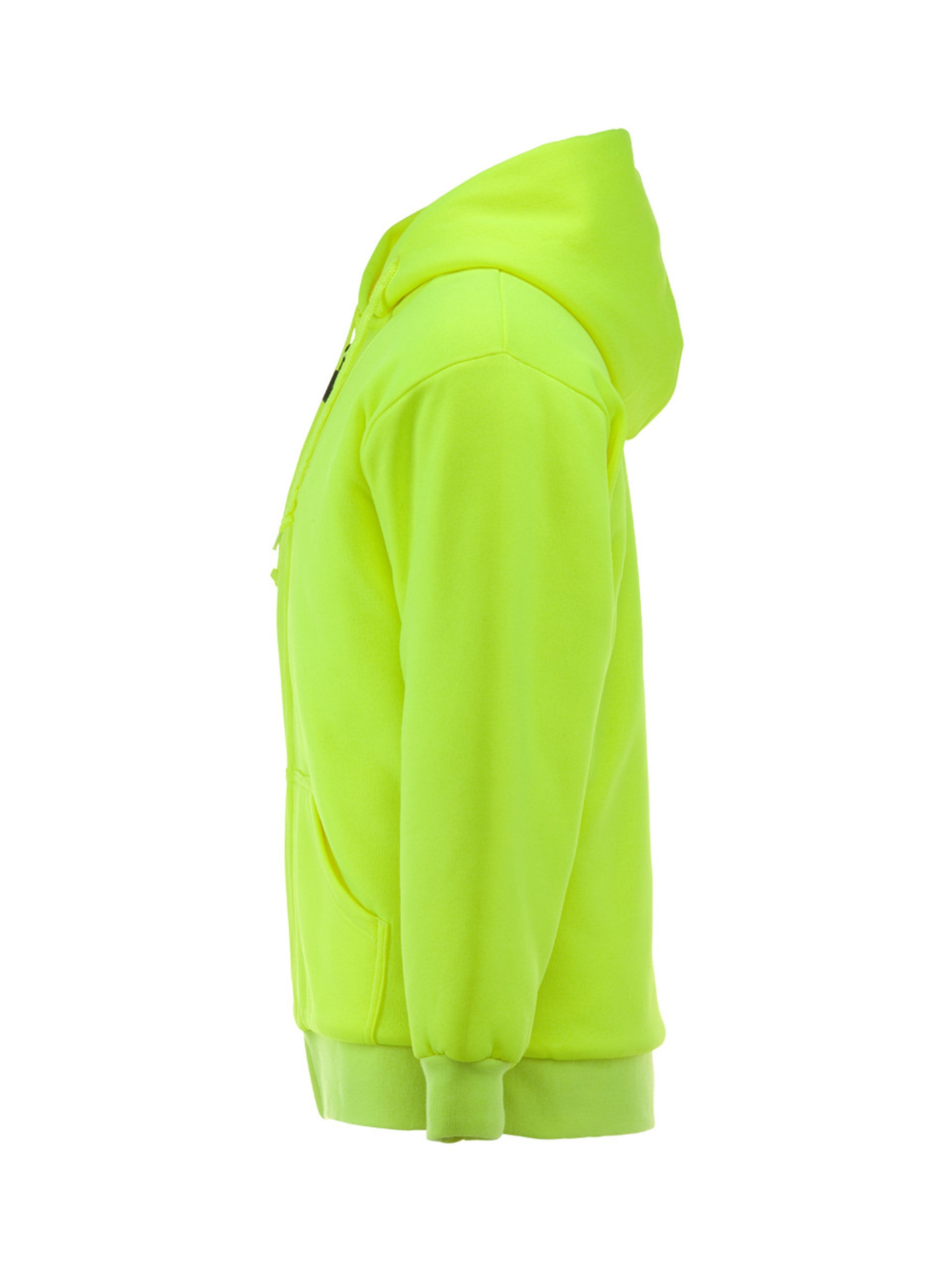Refrigiwear 488HV HiVis Insulated Quilted Sweatshirt Lime