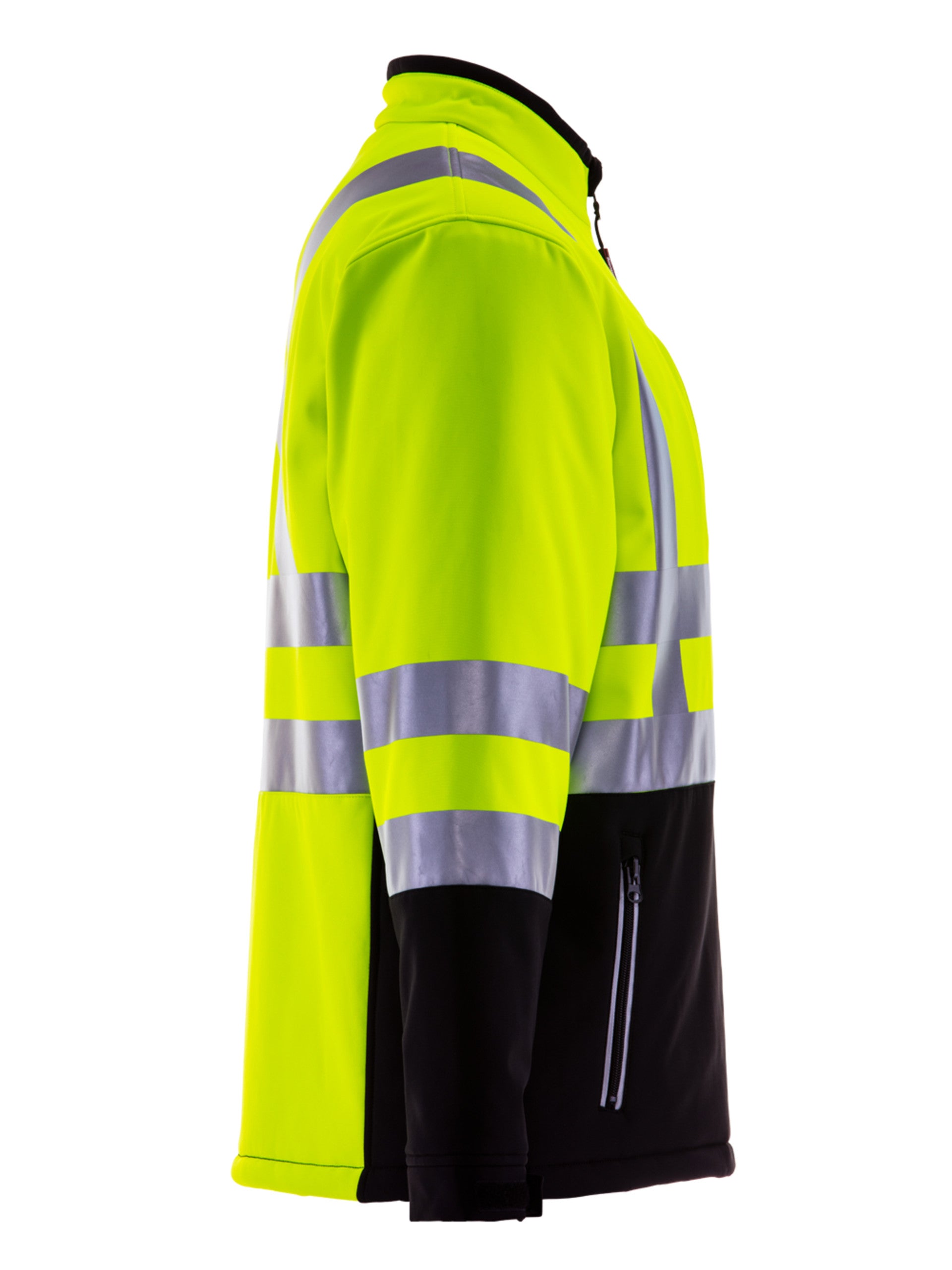 Refrigiwear 496 HiVis Insulated Softshell Jacket Lime/Black