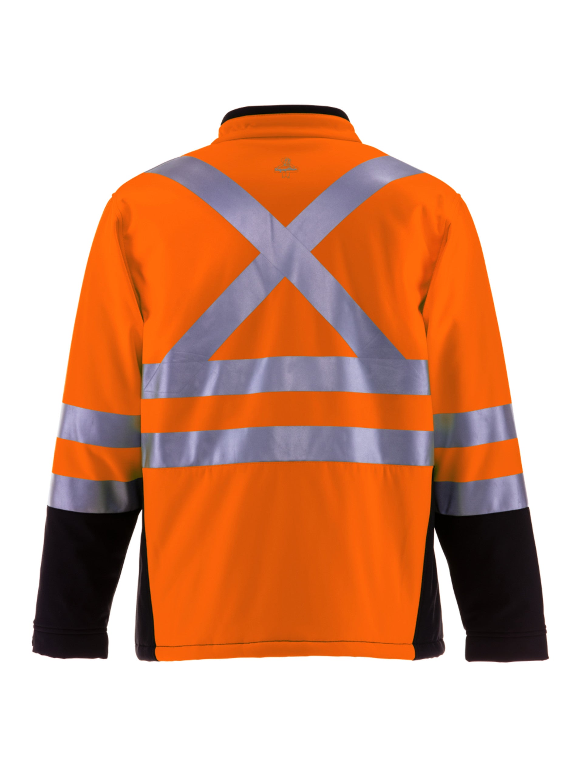 496 HiVis Insulated Softshell Jacket Orange/Black