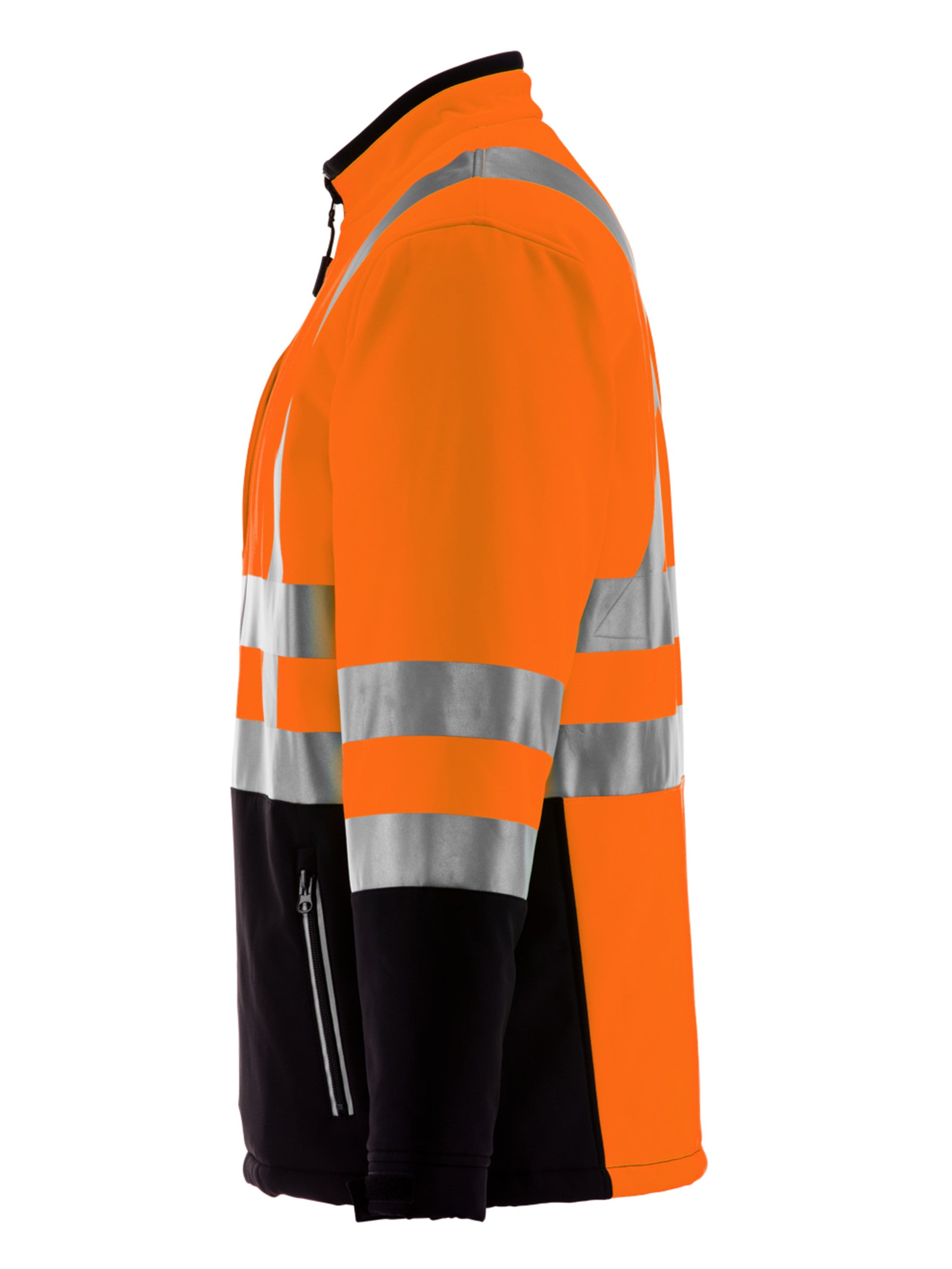 Refrigiwear 496 HiVis Insulated Softshell Jacket Orange/Black