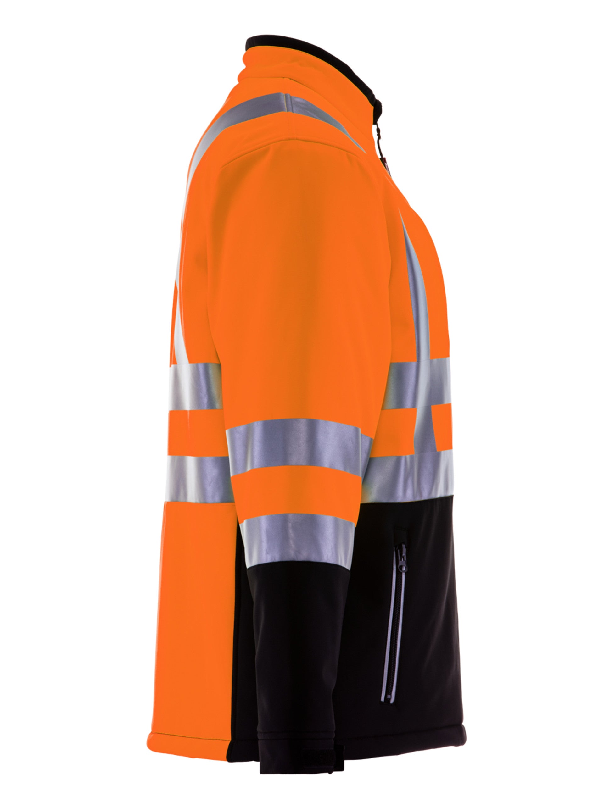 Refrigiwear 496 HiVis Insulated Softshell Jacket Orange/Black