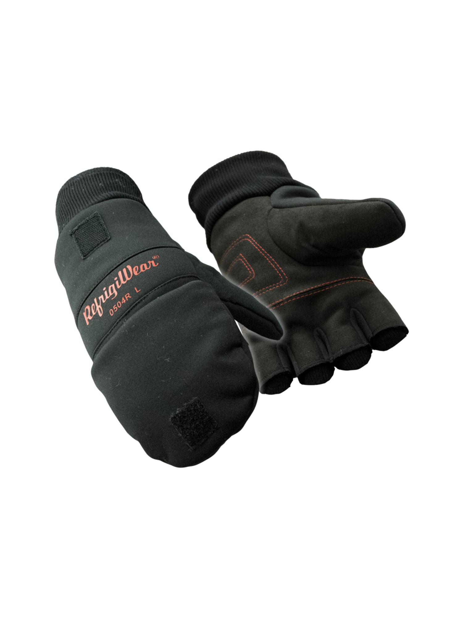 Refrigiwear 504 Softshell Convertible Mitt Black