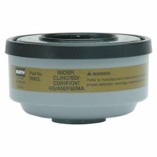 Honeywell North 75SCL Defender™ Multi-Purpose Cartridge, Olive, used with 5500/7700 Half Masks, 5400/7600 Full Facepieces