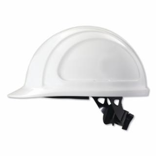 Honeywell North N10R010000  North Zone N10 Ratchet Hard Hat, 4 Point, Front Brim, White 12/PK