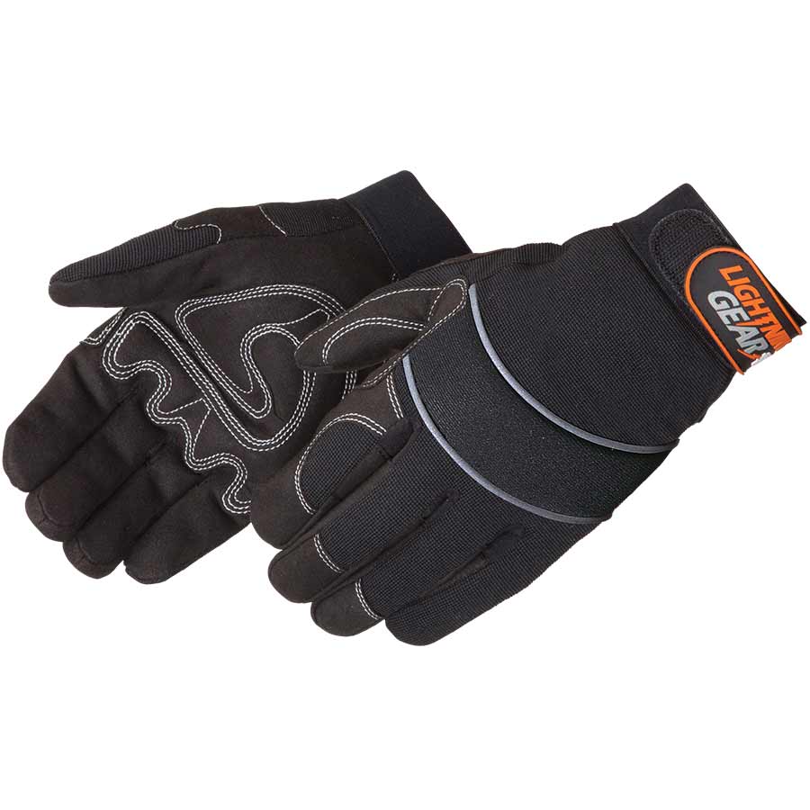 Liberty Safety 0915BK OnyxWarrior Synthetic Mechanic Gloves
