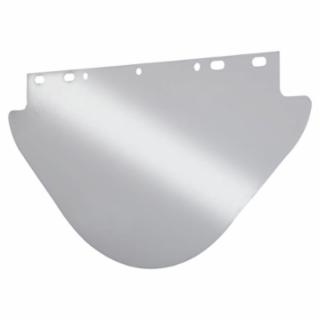 Anchor 4199-C Visor, Clear, Unbound, 19 in L x 9-3/4 in, for Fibre-Metal® Head Gear/Cap Adaptors
