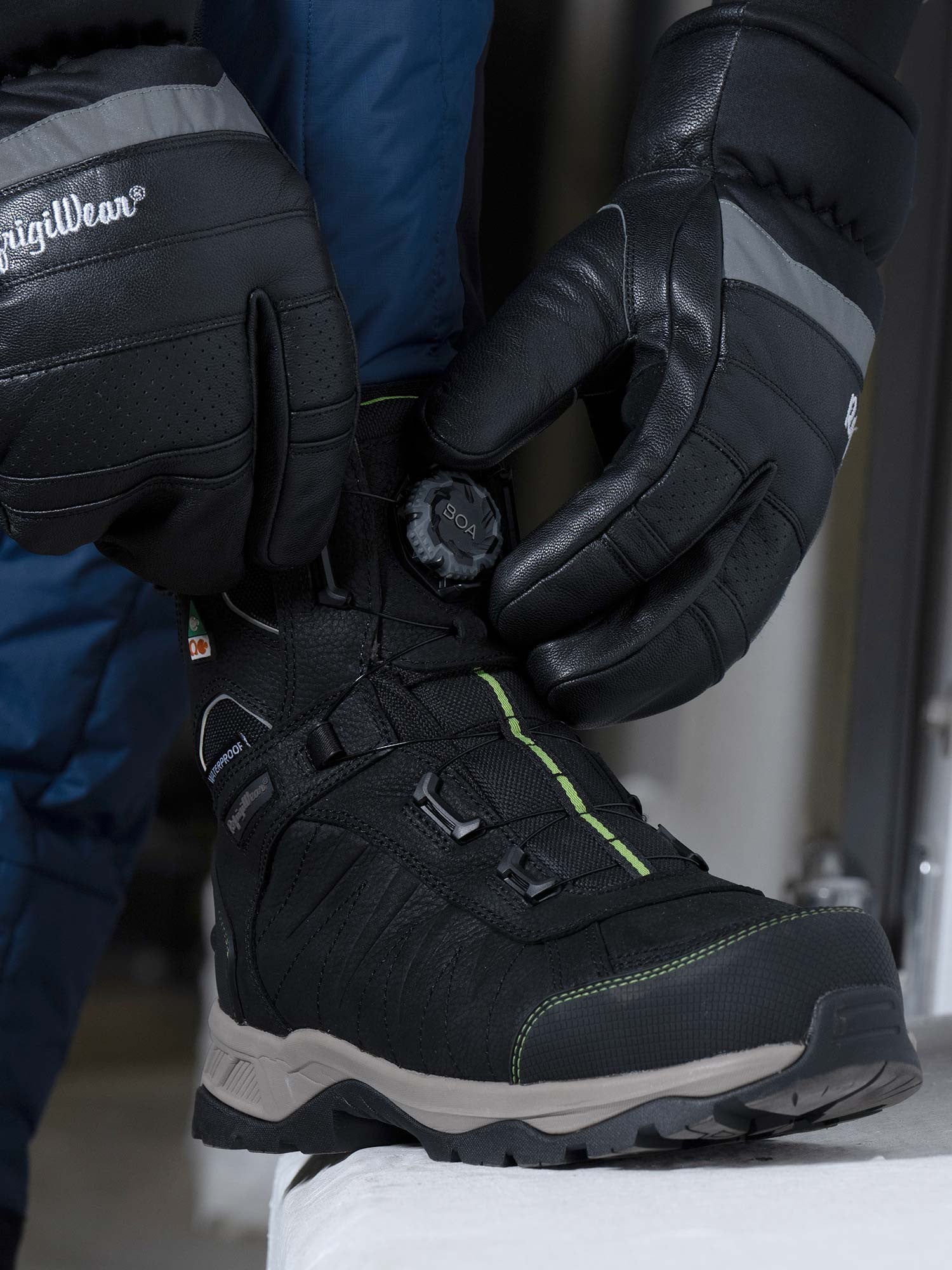 Refrigiwear 1290 Extreme Freezer Boot Black, -45°F