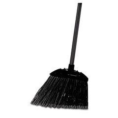 Rubbermaid RCP637400BLA Angled Lobby Broom, Poly Bristles, 35" Handle, Black EA
