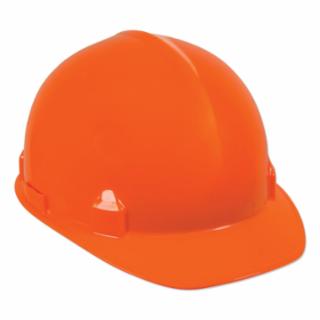 Jackson Safety 14839 SC-6 Hard Hat, 4-point Ratchet, Front Brim, Orange, EA