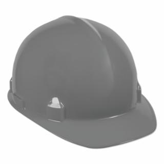 Jackson Safety 14842 SC-6 Hard Hat, 4-point Ratchet, Front Brim, Grey, EA