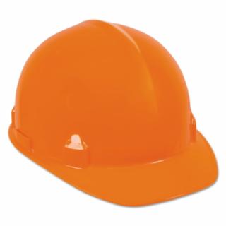 Jackson Safety 14843 SC-6 Hard Hat, 4-point Ratchet, Front Brim, Hi-Viz Orange, EA