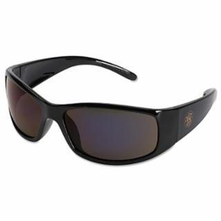21303 Elite™ Safety Glasses, Smoke Polycarbonate Lens, Uncoated, Black, Nylon 12/BX