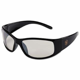 21306 Elite™ Safety Glasses, Indoor/Outdoor Polycarbonate Lens, Uncoated, Black, Nylon 12/BX