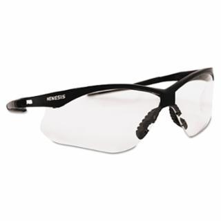 KleenGuard™ 25676 V30 Nemesis™ Safety Glasses, Clear, Polycarbonate Lens, Uncoated, Black Frame/Temples, Nylon 12/BX
