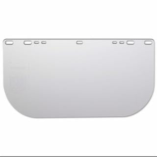 Jackson Safety 29104 F10 PETG Economy Faceshield, Uncoated, Clear, 15.5 in W x 8 in H, Unbound