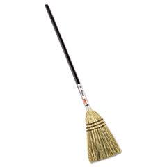 Rubbermaid RCP6373BRO Corn-Fill Broom, Corn Fiber Bristles, 38" Overall Length, Brown