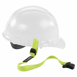 Ergodyne 19155 Squids 3155 Elastic Hard Hat Lanyards w/ Clamps, 14.5 in, Quick Connect Clamp