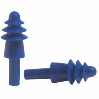 Hoenywell DPAS-30W Fusion® Multiple-Use Earplug, Thermoplastic Elastomer,Blue/White, Corded