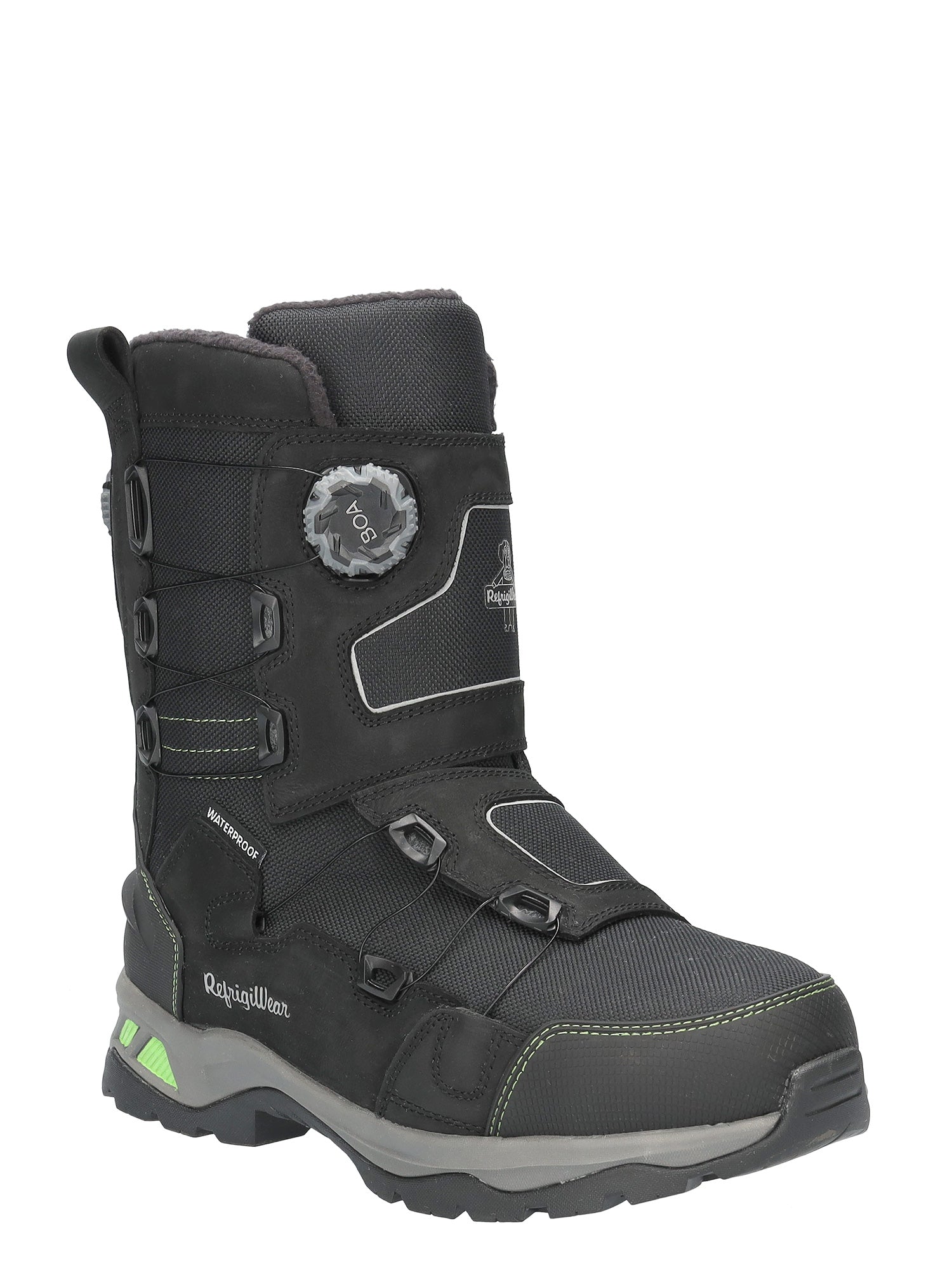 Refrigiwear 1800 Extreme Double Dial Pac Boot Black,-60°F to 10°F