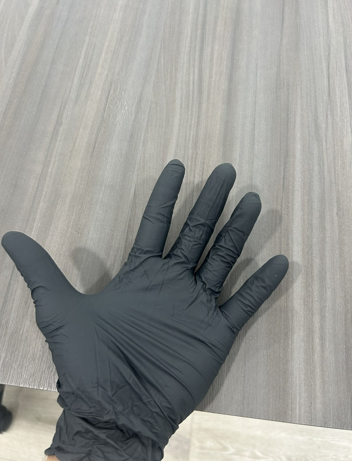 Liberty Safety 2015W DURASKIN« BLACK NITRILE DISPOSABLE GLOVES - Black 10 boxes/case