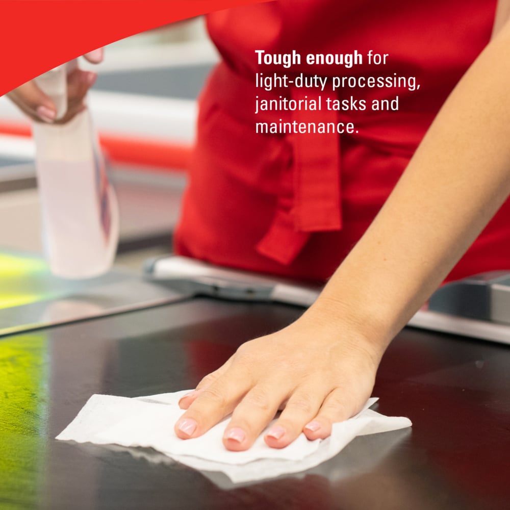 WypAll 03086 GeneralClean™ L30 Heavy Duty Cleaning Towels 10/CS