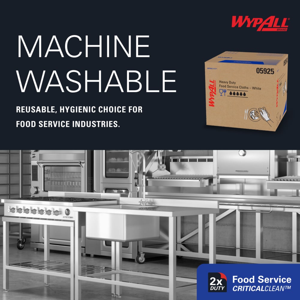 WypAll 05925 X70 CriticalClean™ Foodservice Cloths