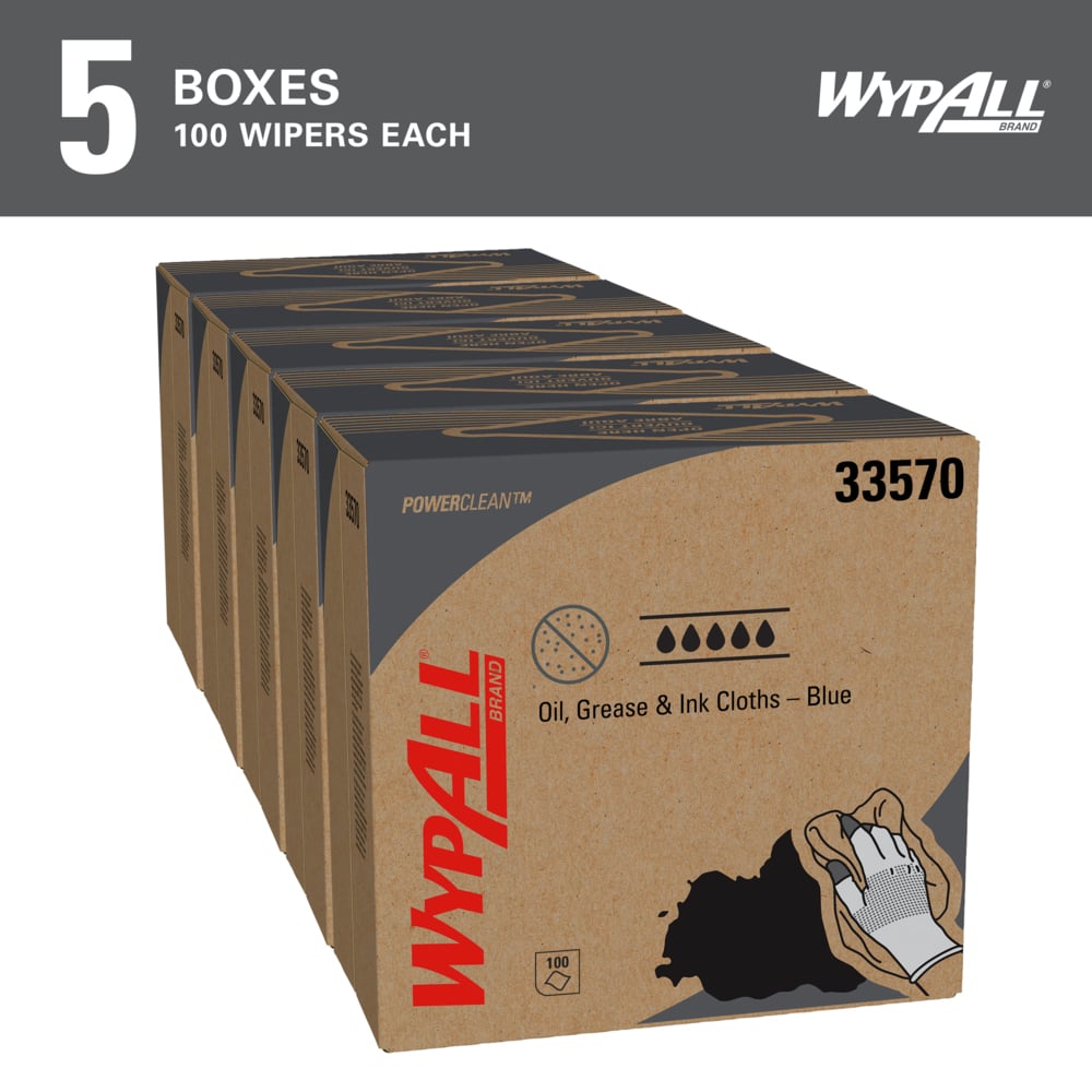 WypAll 33570 Oil, Grease & Ink Cloths