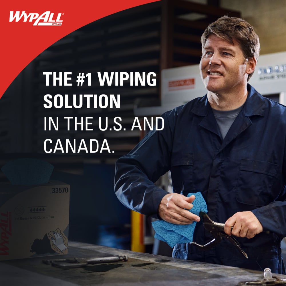 WypAll 33570 Oil, Grease & Ink Cloths