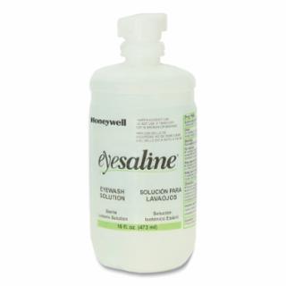 Honeywell Eyesaline 32-000454 Personal Eye Wash Solution, 16 oz, Bottle 12 EA/CASE