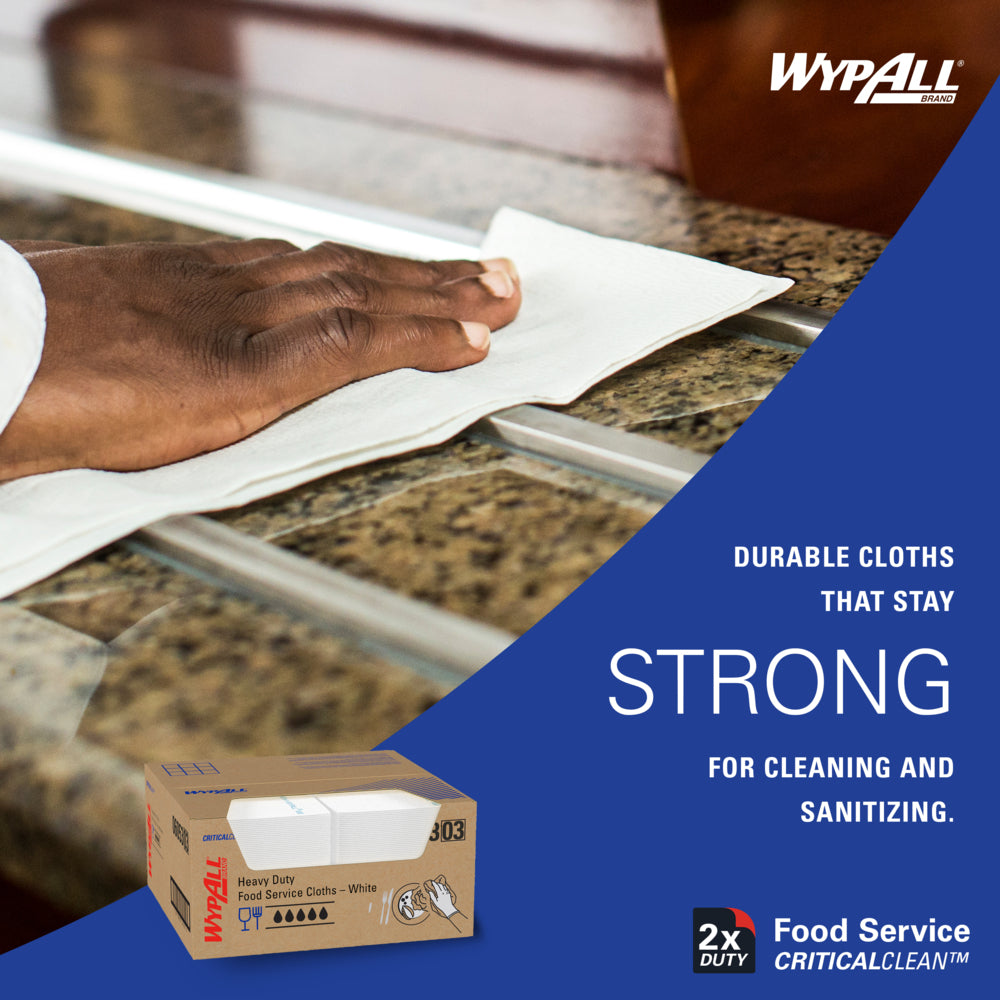 WypAll 06053 X50 CriticalClean™ Foodservice Cloths