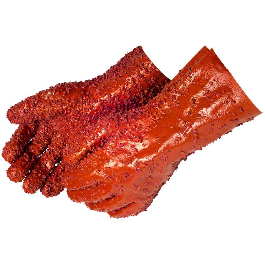 2453 PVC CHIPS FINISH ON RED PVC - Red