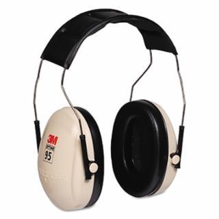 3M H6A/V PELTOR™ Optime™ 95 Earmuff, 21 dB NRR, White/Black, Behind the Head