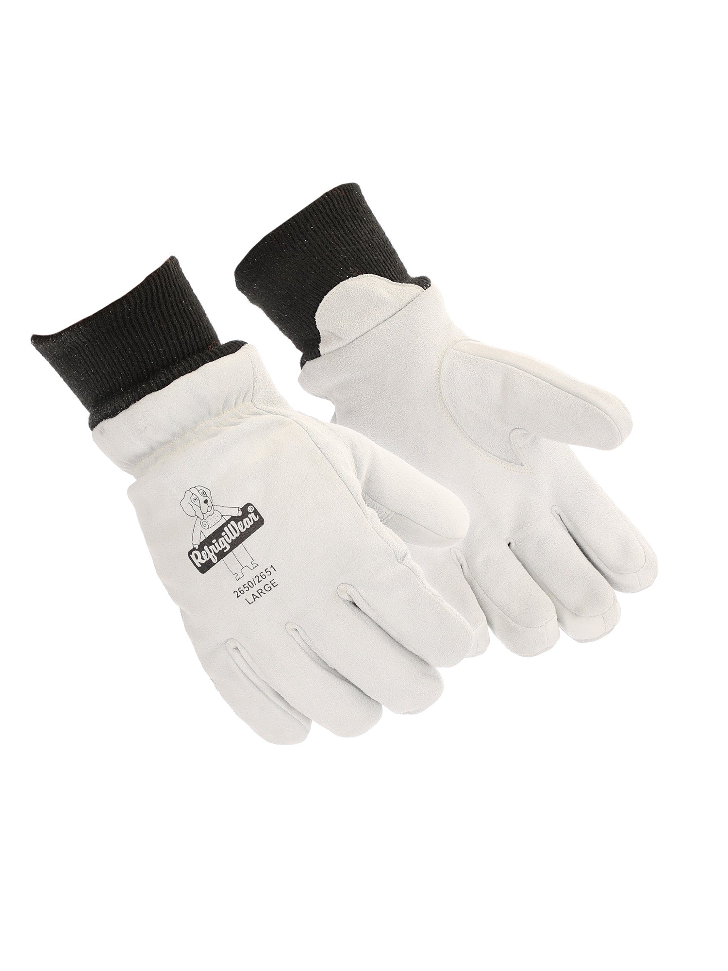 Refrigiwear 2650 Cowhide Freezer Dexterity Glove Gray