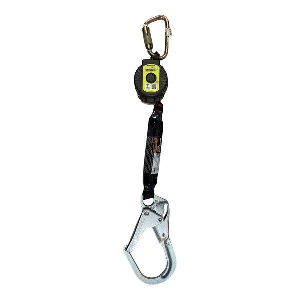 Honeywell Miller MTL-OHW1-01/6FT Turbolite™+ Fall Limiter, Vectran, 6 ft, Carabiner, Locking Snap Hook, 420 lb, 1 Leg