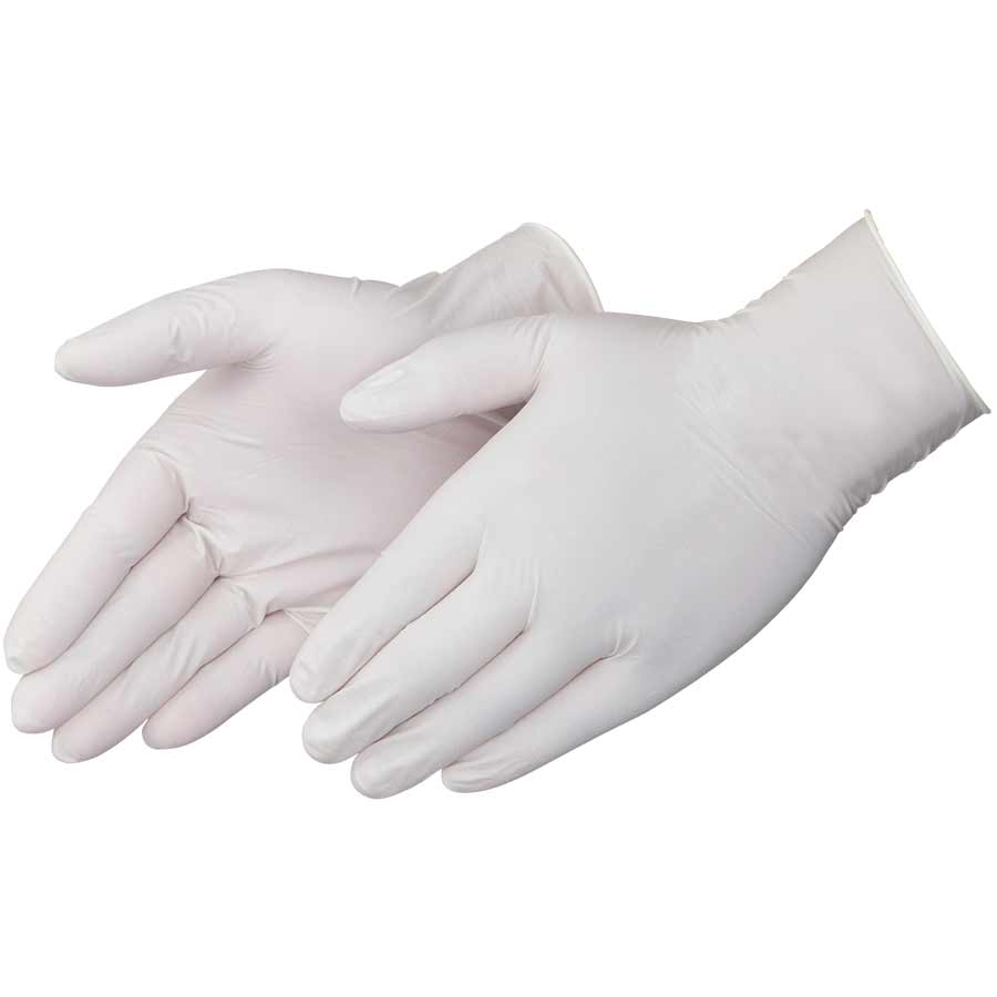 Liberty Safety 2800W DuraSkin® White Latex Disposable Gloves 10/CASE