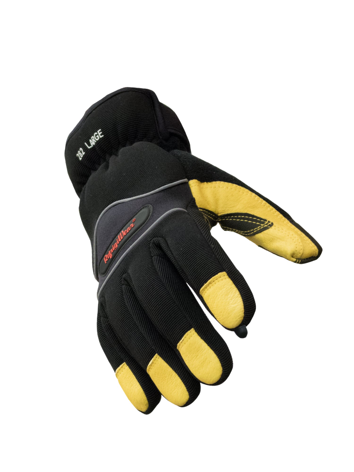 Refrigiwear K282 Insulated Abrasion Safety Glove with Key-Rite Nib Gold/Black