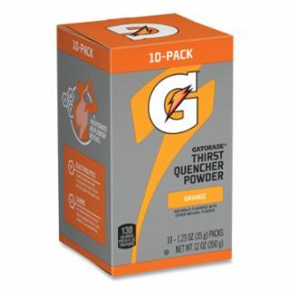 Gatorade 4701 Powder Stick, 1.23 oz Volume, Tube, 16.9 oz Yield, Orange