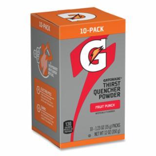 Gatorade 4702 Powder Stick, 1.23 oz Volume, Tube, 16.9 oz Yield, Fruit Punch
