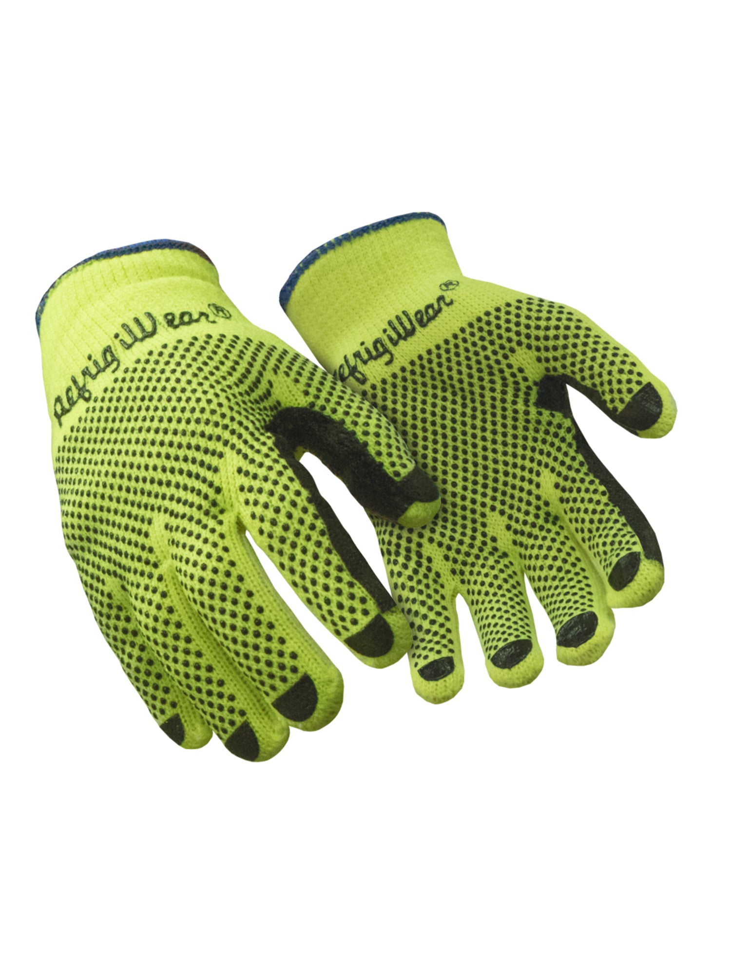 Refrigiwear 310 Midweight Dot Grip Glove Lime 12/PK