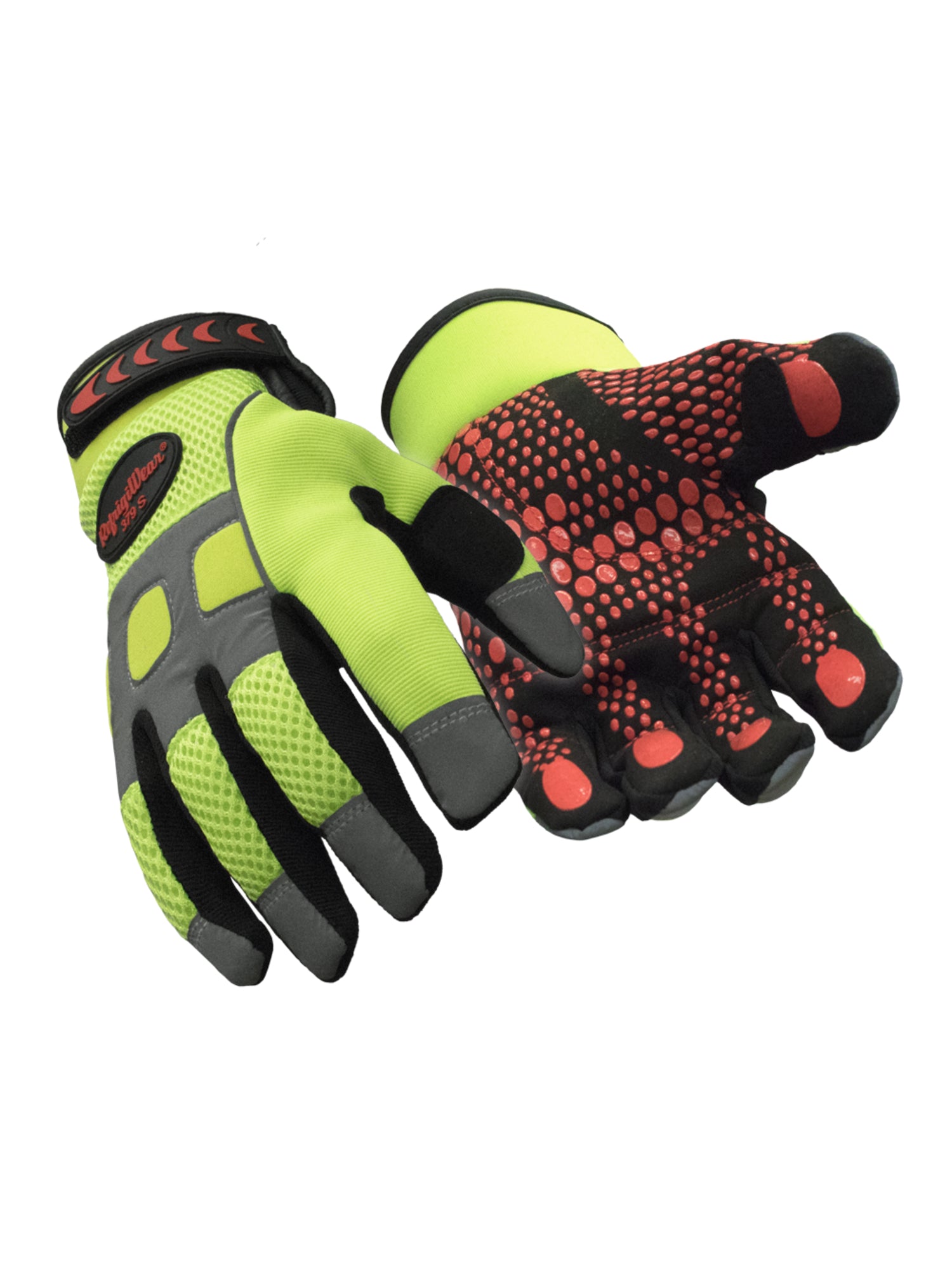 Refrigiwear 379 Insulated HiVis Super Grip Glove Lime