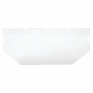 MSA 10115836 V-Gard® Accessory System General Purpose Visor, Anti-Fog, Anti-Scratch, Clear, 17 in L x 8 in H