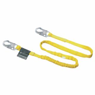 Honeywell Miller 216WLS-Z7/6FTYL Manyard Shock-Absorbing Lanyard, 6ft, Anchorage Connection, 2 Snap Hooks, Yellow