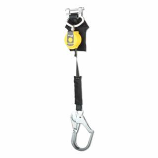 Honeywell Miller MFLAF2-12/6FT TurboLite™ Arc Flash Standard Series Personal Fall Limiter, 6 ft, Web, Alum Rebar Hook, Twin Leg, 420 lb