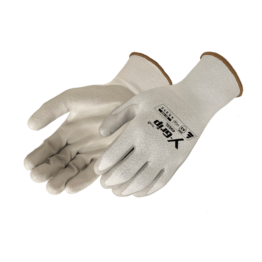 4965 Y-GRIPÖ GRAY POLYURETHANE COATED - Salt & Peper/Gray