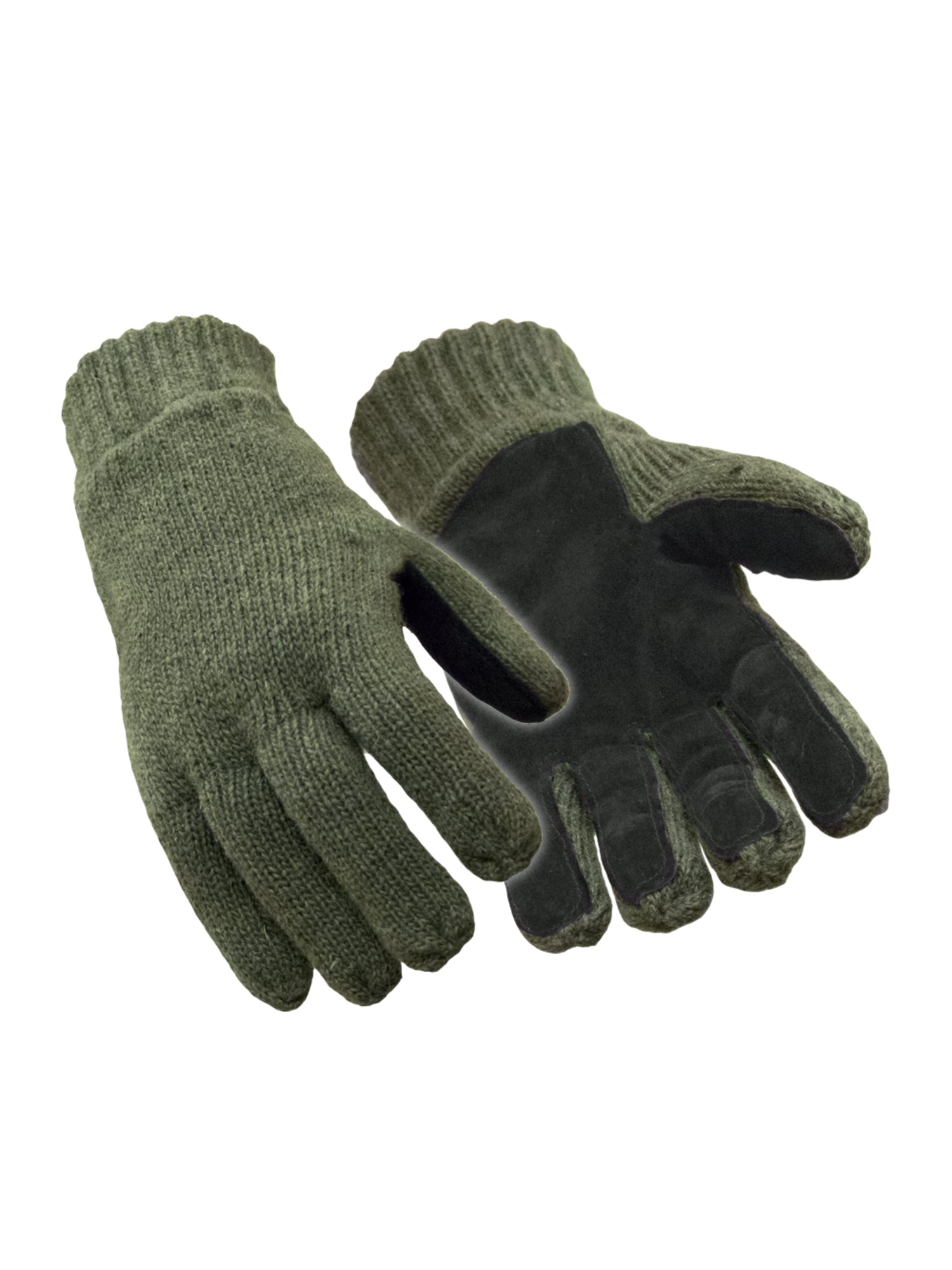 Refrigiwear 521 Insulated Wool Leather Palm Glove Green