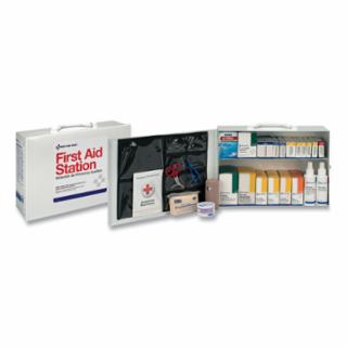First Aid Only 6135 100 Person Industrial First Aid Kit, Steel Case, Carry Handle, Wall Mount