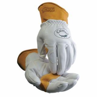 Caiman 1871 Multi-Task Gloves, Boarhide™/Goat/Ovis-Hide™ Leather, White/Tan EA